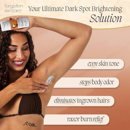 Whitening underarm cream
