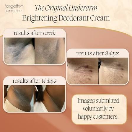 Whitening underarm cream